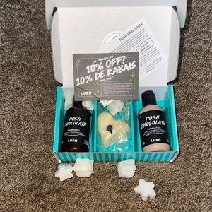 Lush Posh Chocolate  Bath Set - bnib